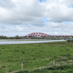 Spoorbrug de Hanzebook over de IJssel bij Zwolle.