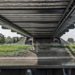 Spoorbrug over het Twentekanaal bij Zutphen